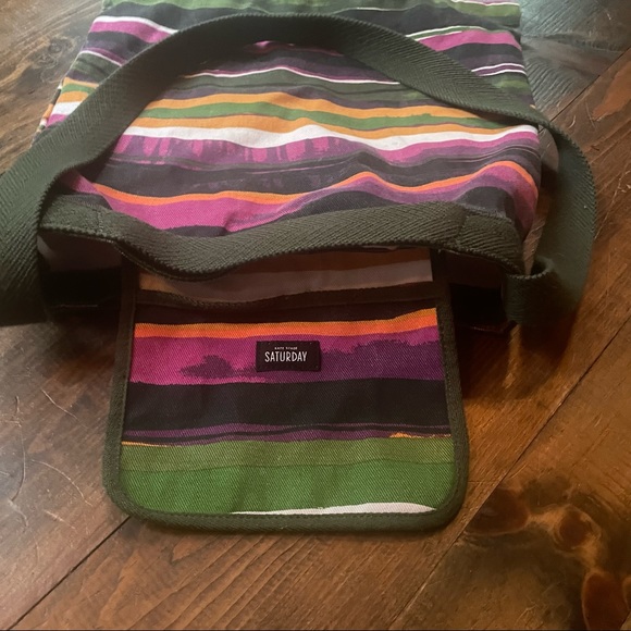 KATE SPADE SATURDAY Multi Colored Canvas Tote / Handbag / Shoulder Bag - Picture 4 of 8